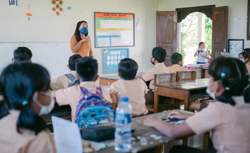 Lớp học tại Lê Văn Nga